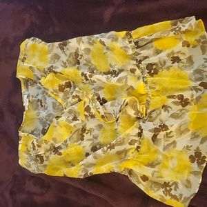 Sheer sleeveless top